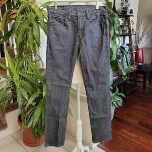 Levi's Sz 32x34 Men's 511 Slim Fit Jeans Gray Wash EUC Casual Everyday Wear